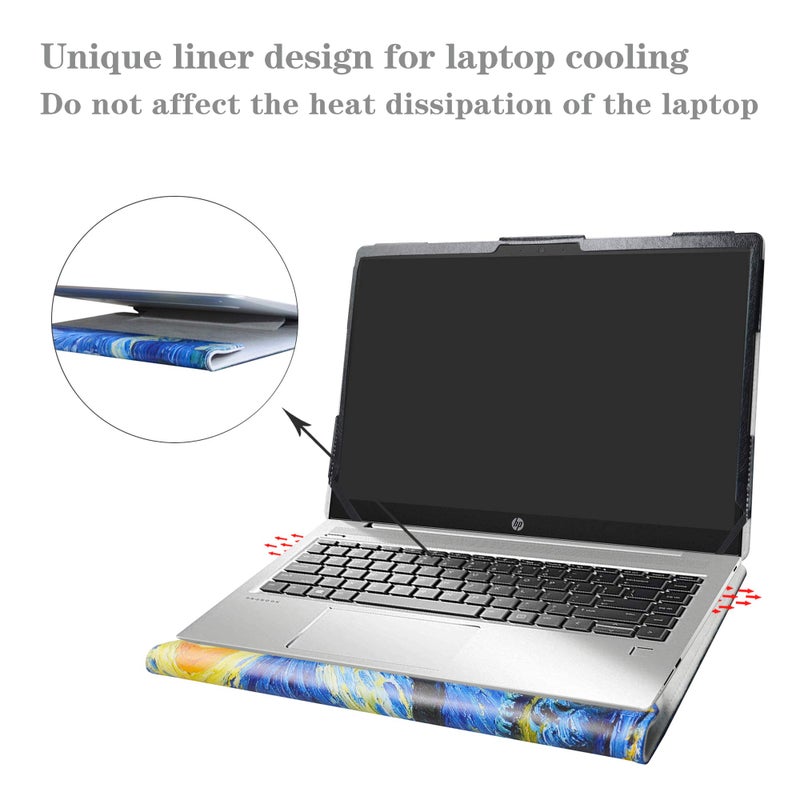 Alapmk Protective Case for HP Notebook 15 15-dwXXXX 15-DW0043DX/15-dyXXXX 15-DY1010NR/15-efXXXX 15-EF0023DX/15s-fqXXXX/HP 255 G8/HP 250 G8 15.6"[Not fit 15-daXXXX/15-dbXXXX],Starry Night - Image 5